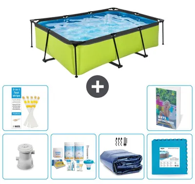Obrázek produktu pro Exit Pool obdélníkový – 220 × 150 × 65 cm – 7dílný S188