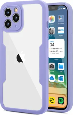 Immagine prodotto di iPhone 11 Pro Custodia protettiva, Built-in Screen Protector 360 gradi di protezione completa Custodia del telefono cellulare per iPhone 11 Pro Viola
