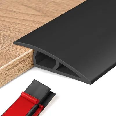 Immagine prodotto di Profilo di transizione autoadesivo per parquet e pavimenti in laminato, regolabile in altezza