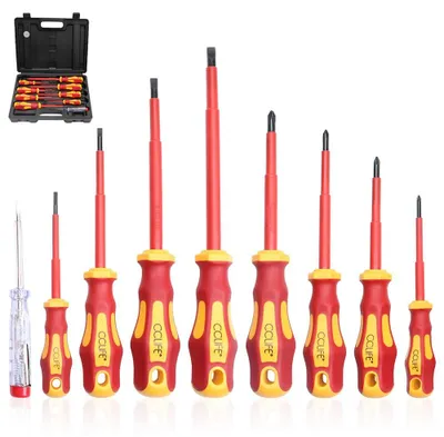 VDE-Schraubendreher-Set 9-tlg. mit Spannungsprüfer