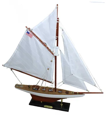 Produktbild von Legendäre Rennyacht Segalyacht Columbia Amarika Cap 1901 Schiffsmodell