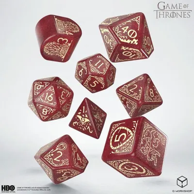 Zdjęcie produktu dla Kości Game of Thrones - Lannister (8 szt.)