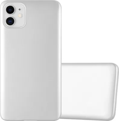 Image de Cadorabo Housse pour Apple iPhone 11 Housse en argent Housse pour portable TPU silicone Etui Cover Case