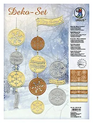 Produktbild von Bastelset Deko-Set Merry Christmas
