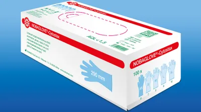 Zdjęcie produktu dla Maska NOBA Op niebieska z elastycznymi pętlami 50 sztuk