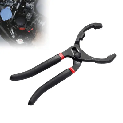 Produktbild von 10 Zoll Ölfilterschlüssel Zange, verstellbar, rutschfester Griff, für Auto, Motorrad, LKW, Demontagewerkzeug