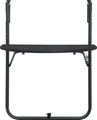 Obrázek produktu pro vidaXL Balkonový závěsný stolek černý 60x64x83,5 cm plastový ratanový vzhled