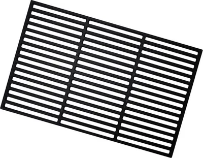 Image de TolleTour Grille de barbecue Grille de barbecue en fonte émaillée pour barbecue au charbon de bois (54 X 34 cm)