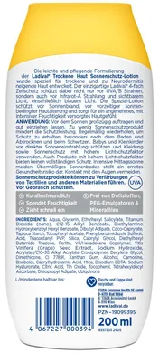Obrázek produktu pro LADIVAL, ochranný krém proti slunci pro suchou pokožku, faktor 30, 200 ml
