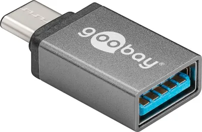 Produktbild von GOOBAY USB-C-Adapter 56621 OTG grau