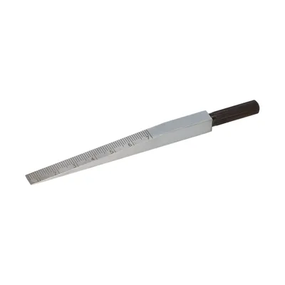 Produktbild von Benedict Messkeil 0,5–7 mm Stahl mattverchromt – 0,1-mm-Skala