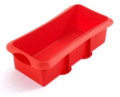 Zdjęcie produktu dla Lekue - Forma prostokątna (keksówka) 28 cm Czerwona