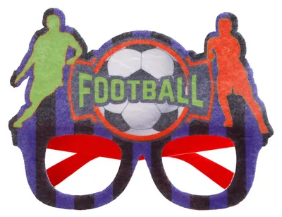 Produktbild von Fußballfanbrillen, Fußballwettbewerbsbrillen, Foto-Requisiten, Partybrillen für Sportgeburtstage mit Fußballmotto