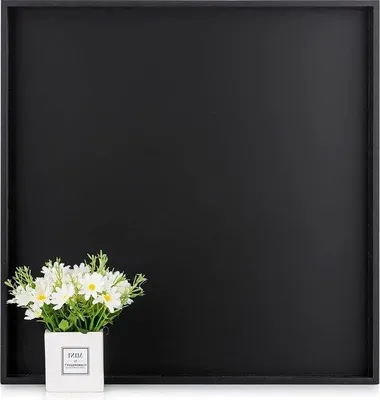Produktbild von Schwarzes großes Ottomaan-Serviertisch - extra großes Serviertisch mit Griffen - Wohnzimmer-Salontisch - 508 cm