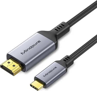 Immagine prodotto di INF Cavo da Type-C a HDMI 4K/60Hz per PC e Smartphone - 1.8m/1.2m 1,8 metri
