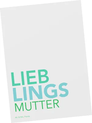 Produktbild von Mr. & Mrs. Panda Grußkarte Mutter - Weiß - Geschenk, Ansichtskarte, Spruch, Mama, Geschenkidee, Supermama, Fotokarte, Postkarten, Sohn, Postkarte, Mutti, bildkarte