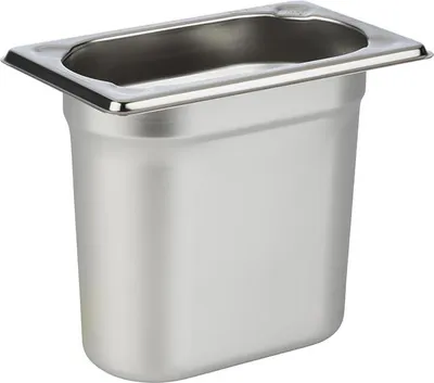 Produktbild von APS 81506 GN 1/9 Behälter, Edelstahl, 17,6 x 10,8 cm, Tiefe 150 mm, 1,5 Liter