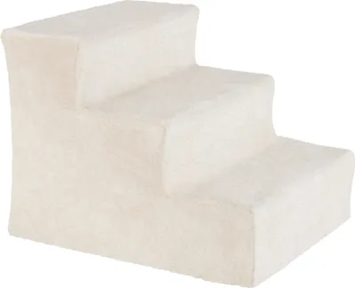 Produktbild von Haustiertreppe Paw Path mit Plüschbezug 37 x 45 x 34,5 cm - Sand