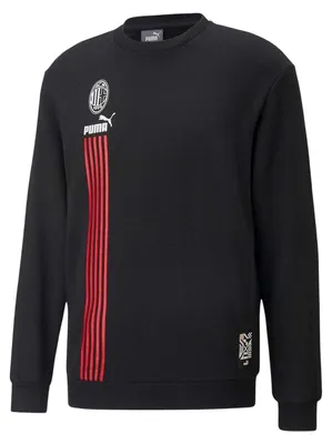 Produktbild von Puma - "Football Culture" Sweatshirt für Herren/Damen Uni, Langärmlig GT25848 (S) (Schwarz/Rot)