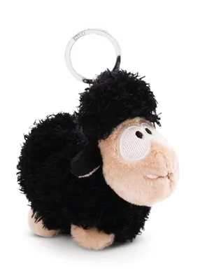 Produktbild von Nici Schlüsselanhänger Schaf schwarz/beige 9 cm Plüschanhänger