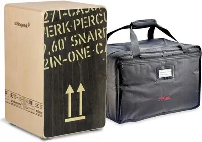 Image de Schlagwerk CP404 BLK Cajon avec sac de luxe