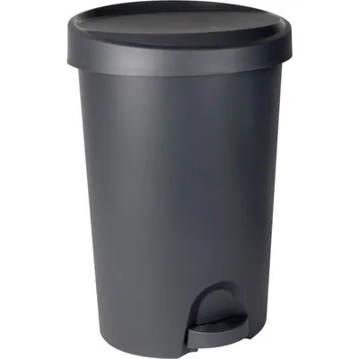 Produktbild von EDA Tret-Abfallbehälter Stepy 27 Liter PP anthrazit