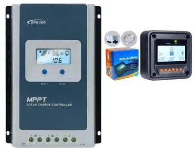 Produktbild von Solar-Ladecontroller, 20A maximale Stromstärke, LCD-Display, 20A mit MT52