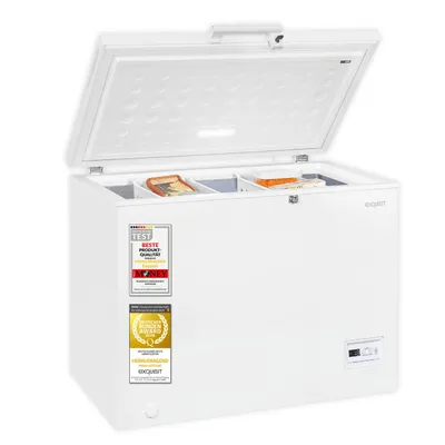 Produktbild von Gefriertruhe | 198 l | 13,0 kg/24h Gefriervermögen | 41,00 Std Lagerzeit bei Störung | Energieklasse C | leise 40 dB | GT5200-HE-041C weiss