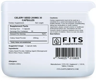 Obrázok produktu pre Semená zeleru 200 mg, 30 kapsúl