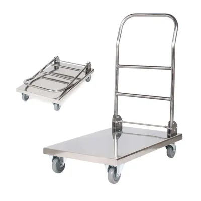 Produktbild von HoReCa klappbarer Stahl-Plattformwagen 70x52cm Plattform