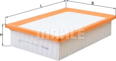 Produktbild von Luftfilter MAHLE LX 1456 für FORD MAVERICK Filtereinsatz