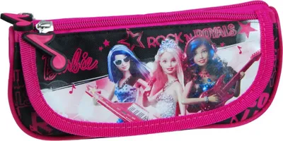 Produktbild von Barbie Rock Royals Zwei-Fach-Beutel Federmäppchen Majewski