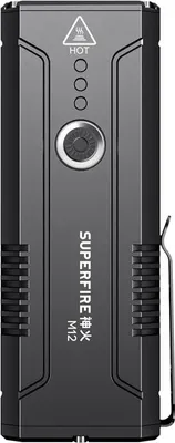 Zdjęcie produktu dla Superfire M12 flashlight - 8000lm, 6 modes, waterproof