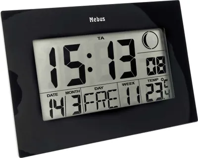 Produktbild von Mebus 46732 Funk-Wanduhr digital