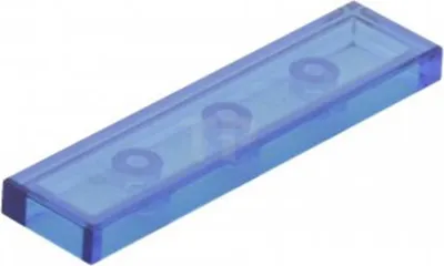 Image de 25x carreaux 1x4, bleu foncé transparent