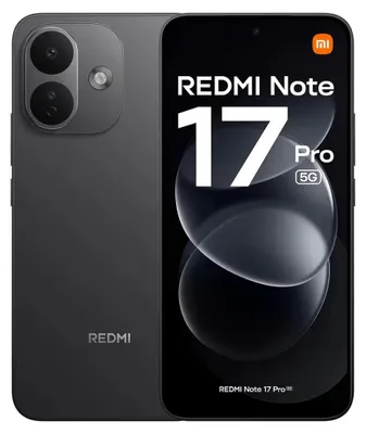Zdjęcie produktu dla Xiaomi REDMI Note 17 Pro 5G, smartfon, 8GB pamięci RAM, 512GB pamięci wewnętrznej, kolor: czarny