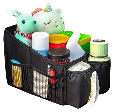 Productafbeelding van Autostoelorganizer waterdicht, voor kinderen, bekerhouders en tissuedoos, voor kinderauto