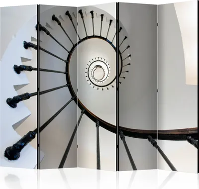 Produktbild von Akusticher Raumteiler 3D Effekt Foto Paravent 225x172 cm beidseitig auf Vlies-Leinwand bedruckt Akustikschaum Trennwand Spanische Wand Sichtschutz Home Office Architektur d-C-0133-z-c