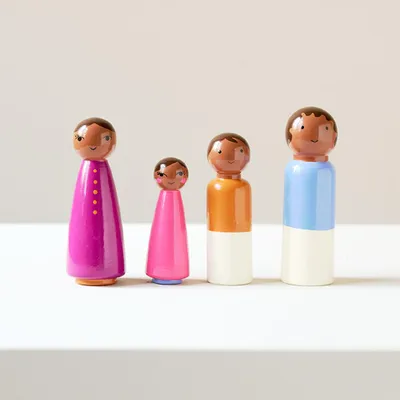 Produktbild von Petite Amélie Puppen für Puppenhaus 'Ma Petite Famille Bougainville'