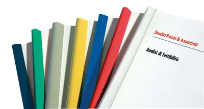 Obrázok produktu pre Fellowes Dorsini Rilegafogli, Červená, 40 listy