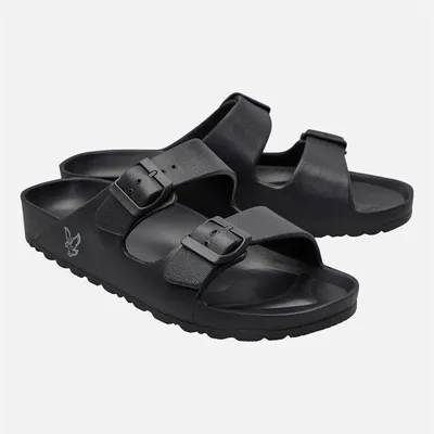 Produktbild von Lyle & Scott 1874 Herren Sandalen, Modell Jobi003, Farbe: Schwarz