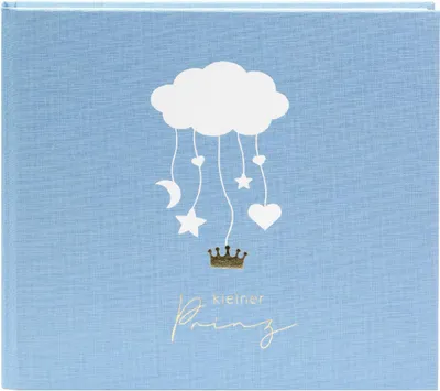 Produktbild von Goldbuch Babytagebuch Wolkenpoesie blau 24x22 cm