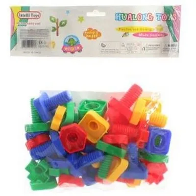 Produktbild von Konstruktionsspielzeug Schrauben und Muttern für Kinder ab 3 Jahren, Schrauben ca. 6 cm