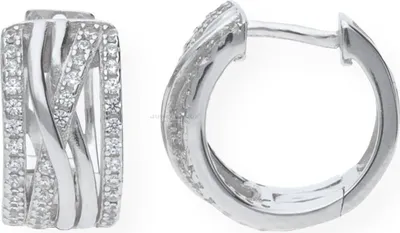 Produktbild von JuwelmaLux Creolen 925 Silber rhodiniert JL10-06-1211