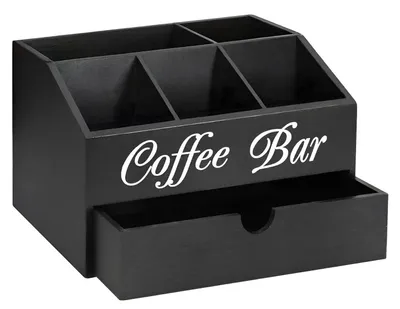 Immagine prodotto di Organizzatore in legno per la caffetteria con 4 scomparti