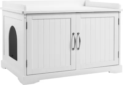 Produktbild von UPP Katzenschrank XXL Katzen Hunde Höhle Toilettenschrank Katzentoilette Schrank Haus