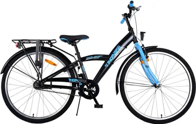 Produktbild von Volare Thombike Kinderfahrrad - Jungen - 26 Zoll - Schwarz Blau - 3 Gänge