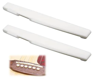 Image de Capodastre pour guitares acoustiques, ensemble de 2 pièces en os