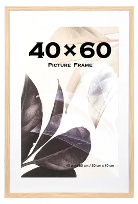 Obrázek produktu pro Omgoods - Dřevěný fotorámeček 60 x 40 cm s rámečkem pro různé velikosti fotografií