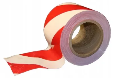 Zdjęcie produktu dla TO6 Taśma biało-czerwona 80x0,05 - 100mb 18.6 EP_OPATÓWEK